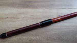 キューに塩ビパイプのエクステンションを装着