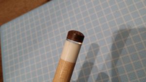 座の側面磨きが終わった状態