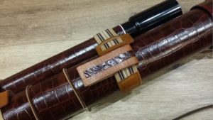 自作キューケースに自作マグネットチョークホルダーを装着