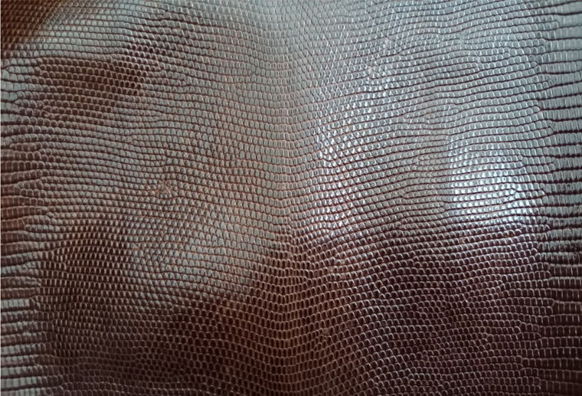 48 レザー トカゲ リザード 皮 革 手芸 材料 黒 50枚セット リザード革⁄トカゲ革革とレザークラフト革細工材料のニシカワレザー